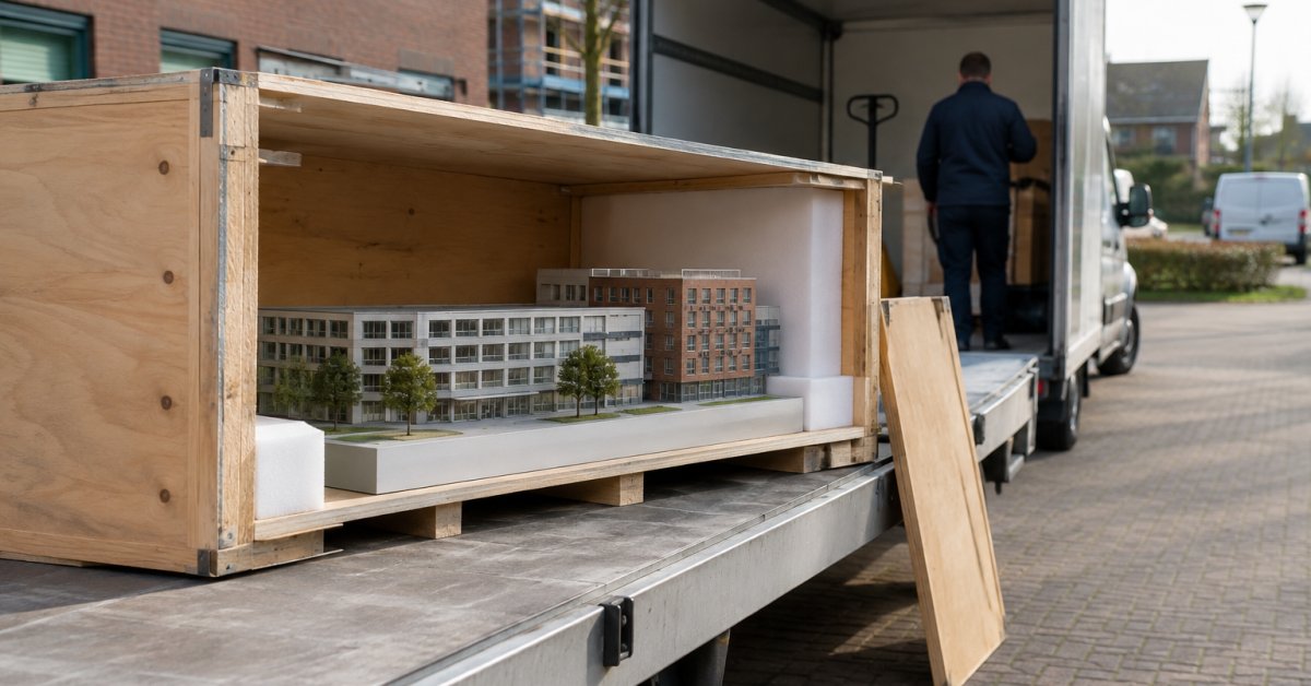 Koerier in Eindhoven of Den Bosch voor een kwetsbaar prototype